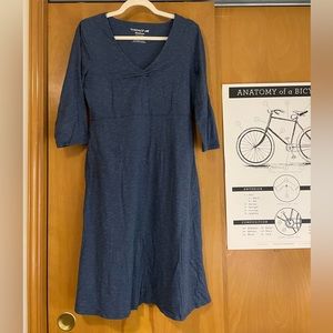 Navy Toad&Co eco dress with pocket